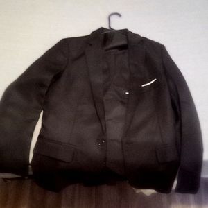 3 piece suit, 34S, Black